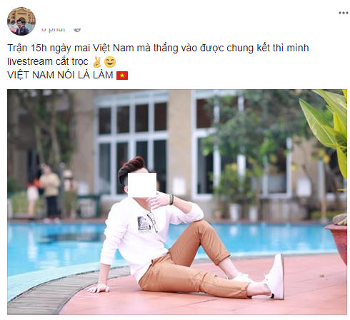 D&acirc;n mạng rần rần chia sẻ lời hứa h&ugrave;ng hồn: Nếu Việt Nam thắng, t&ocirc;i sẽ&hellip;