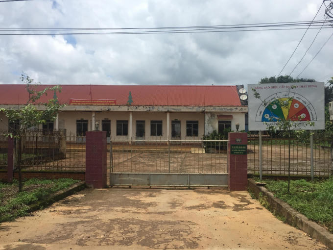 Trụ sở Đội Kiểm lâm cơ động số 1 nơi ông Lê Quang Thái làm đội trưởng.