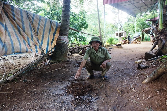 Hiện trường vụ án mạng hung thủ Hồng gây ra.