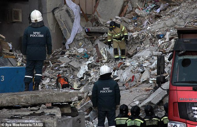 Hàng chục người vẫn chưa rõ tung tích sau sự cố. (Ảnh: TASS)