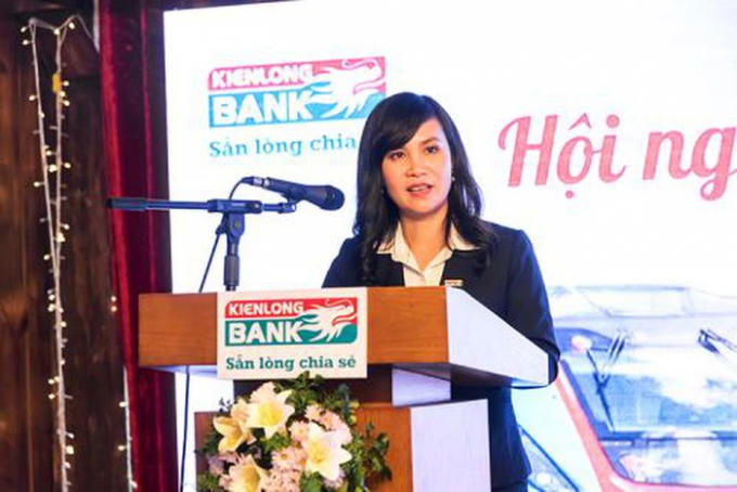 B&agrave; Trần Tuấn Anh &ndash; Th&agrave;nh vi&ecirc;n HĐQT ki&ecirc;m TGĐ Kienlongbank b&aacute;o c&aacute;o kết quả kinh doanh
