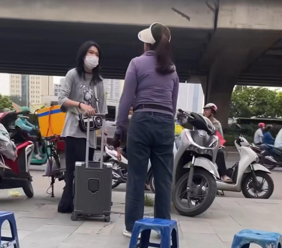 Vụ việc đang được quan tâm, hiện công an đang vào cuộc xác minh. Ảnh cắt từ Clip.