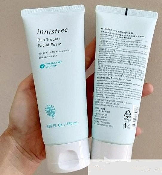 Lô sữa rửa mặt Innisfree Bija Trouble Facial Foam bị tiêu hủy vì không đạt chất lượng.