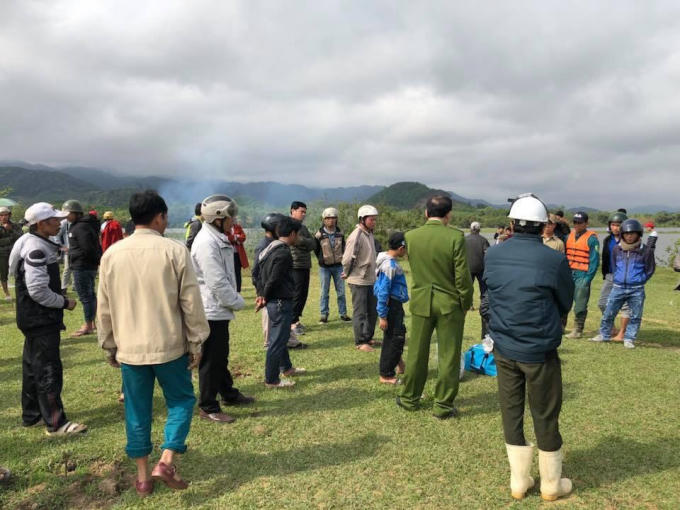 Hiện trường vụ việc.