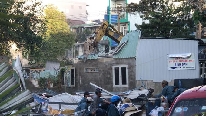 Một hình ảnh sau cưỡng chế.