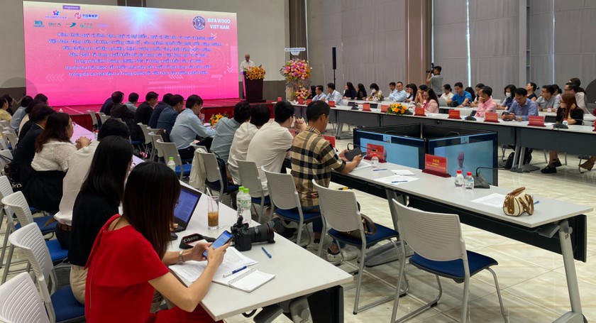 Không chỉ báo chí, nhiều DN Gỗ quan tâm đến Hội chợ BIFA WOOD VIETNAM 2023 tại buổi họp báo.