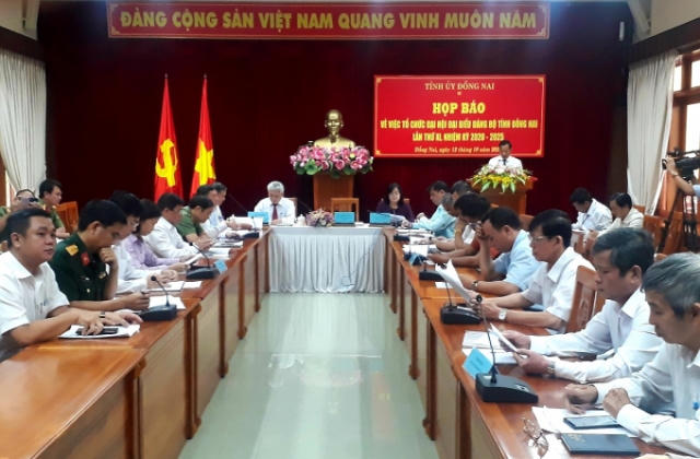 Đồng Nai chuẩn bị xong Đại hội đại biểu Đảng bộ tỉnh lần thứ XI