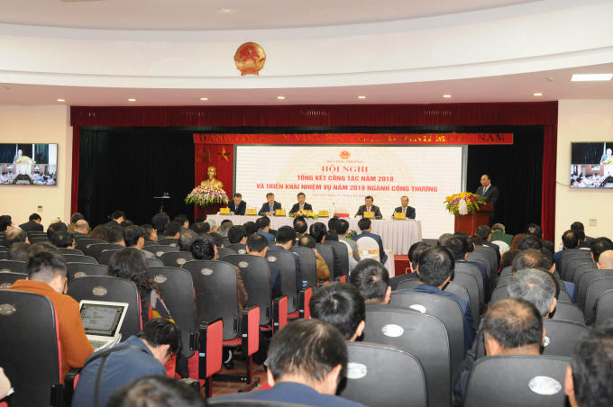 Tại Hội nghị trực tuyến tổng kết công tác năm 2018, triển khai nhiệm vụ năm 2019 của Bộ Công Thương.