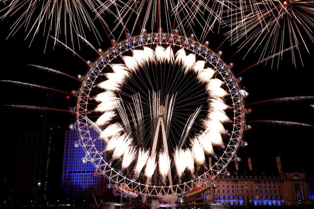 Vòng đu quay London Eye, biểu tượng nổi tiếng của thủ đô nước Anh.