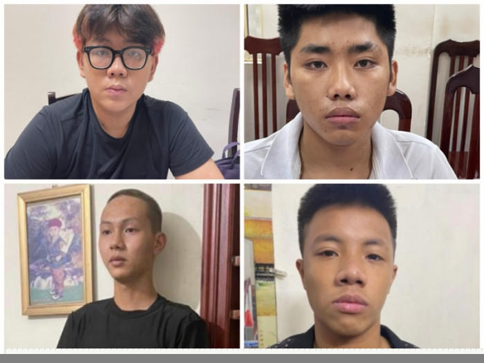 4 đối tượng cướp xe máy của chị lao công