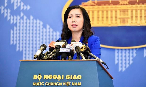 Bà Lê Thị Thu Hằng - Người phát ngôn Bộ Ngoại giao Việt Nam.