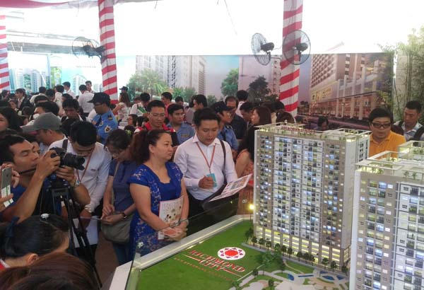 Dự án Richmond City được sự quan tâm đông đảo của khách hàng ngày ra mắt.