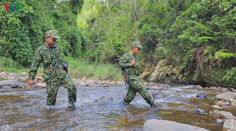 chong nhap canh trai phep, linh bien phong tiep tuc ngu rung, bam nui hinh 8