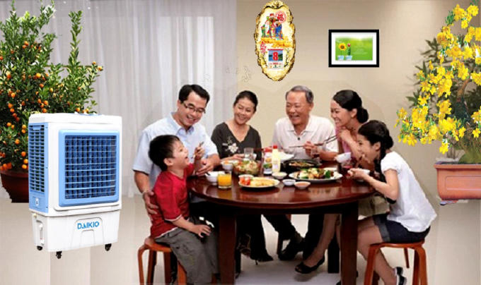 Gia đình đón tết trong bầu không khí trong lành.