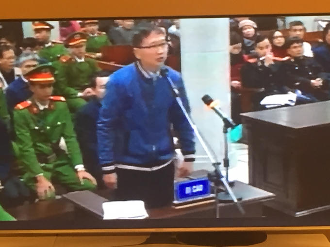 Trịnh Xuân Thanh trả lời HĐXX.