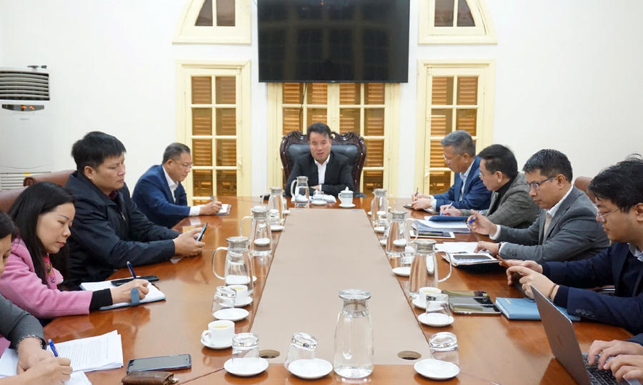 Toàn cảnh cuộc họp. (Ảnh: Tạp chí Bảo hiểm xã hội)