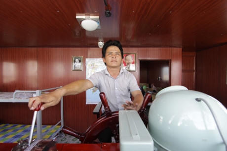 Ngư dân Phan Bé - Ảnh: Nguyễn Tú