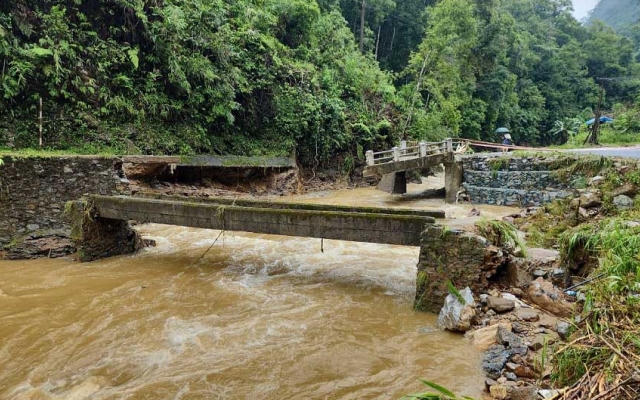 Hà Giang: Mưa lớn gây sạt lở nhiều tuyến đường, thiệt hại hàng tỷ đồng