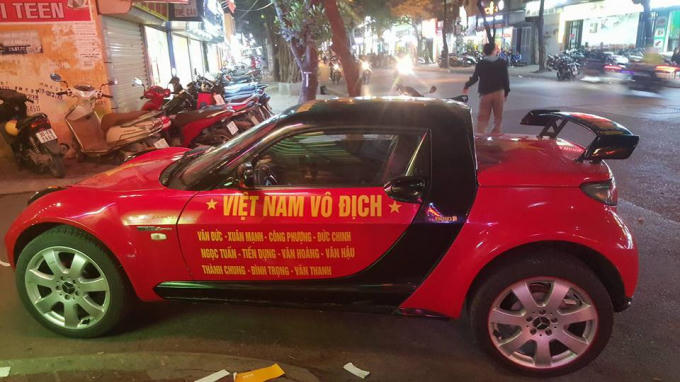 Những chiếc xế hộp sau khi thay áo.