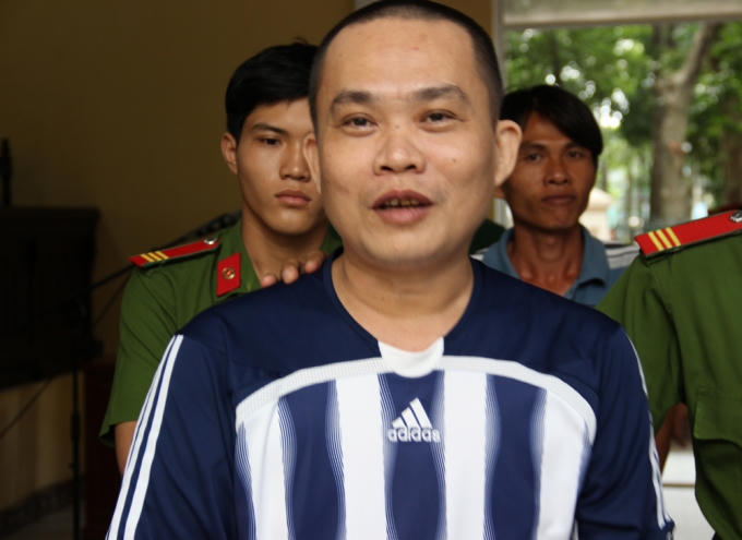 Nguyễn Văn Kỳ tại phiên tòa.