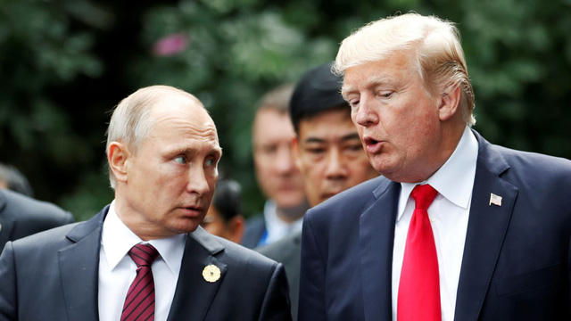 Tổng thống Donald Trump và Tổng thống Vladimir Putin gặp nhau năm 2017 (Ảnh: Reuters)
