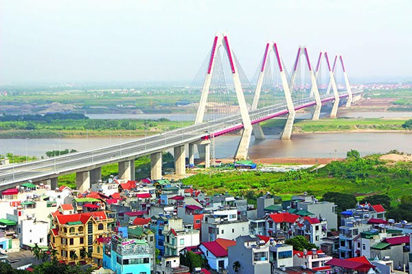 Dự án Cầu Nhật Tân - trục đường chính từ sân bay Nội Bài vào trung tâm thành phố Hà Nội