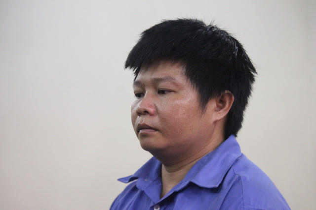 Bị cáo Lộc tại phiên tòa.