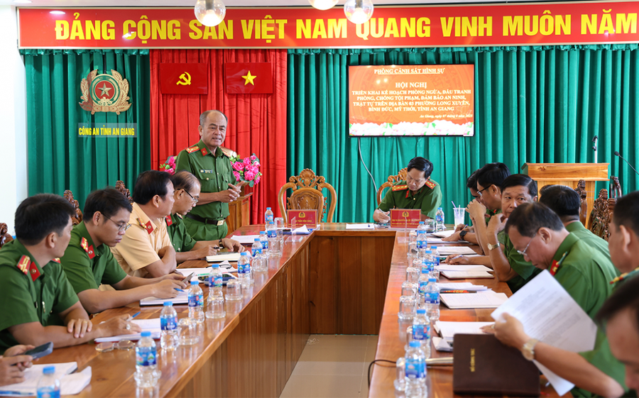 Lãnh đạo Phòng Cảnh sát hình sự Công an tỉnh triển khai Kế hoạch