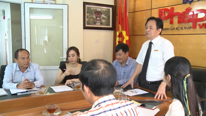 Phó Tổng Biên tập thường trực Báo Pháp luật Việt Nam Đặng Ngọc Luyến tại buổi tọa đàm.