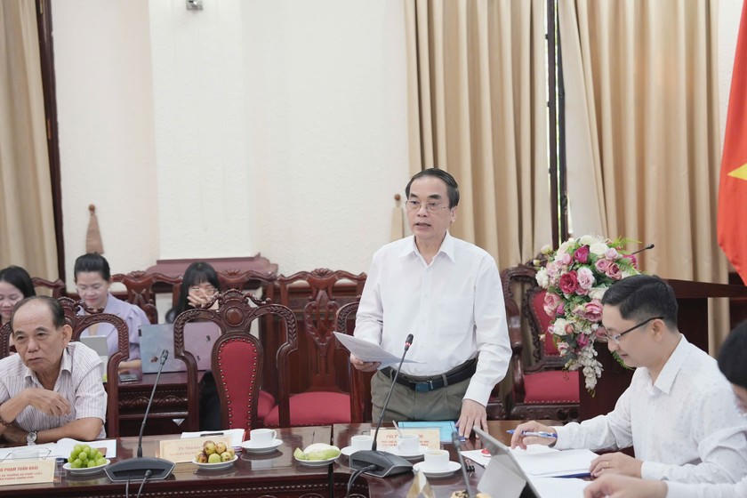 PGS Vũ Văn Phúc - Phó Chủ tịch Hội đồng khoa học các cơ quan Đảng trung ương.