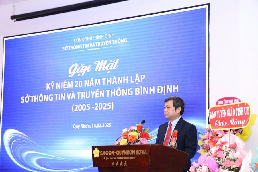 Ông Trần Kim Kha, Giám đốc Sở TT&TT tỉnh Bình Định