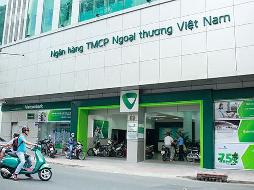 Một trong nhiều chi nhánh của Ngân hàng VCB. Ảnh internet.