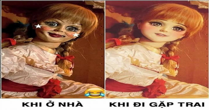 Hình ảnh Beo ở nhà một và hình ảnh Beo đi gặp trai.