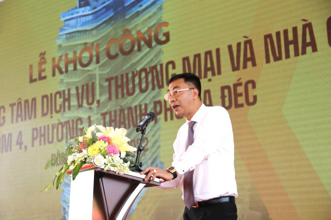 Ông Nguyễn Anh Tuấn, Phó Tổng Giám đốc Tập đoàn T&amp;amp;T Group phát biểu tại sự kiện.