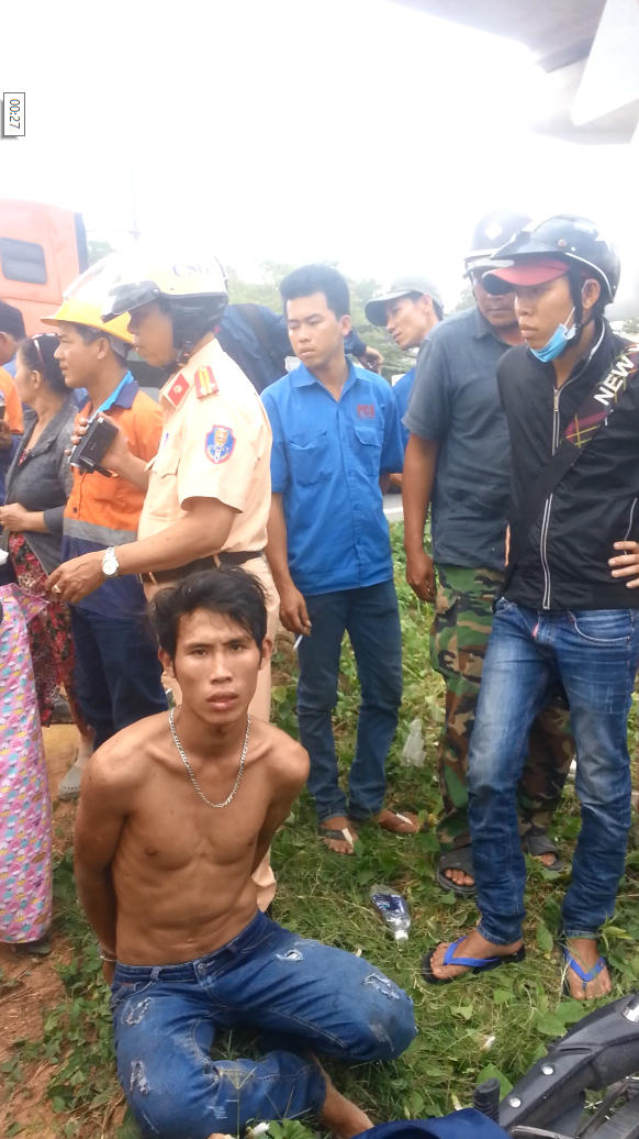 Nguyễn Văn Nhí lúc bị bắt.