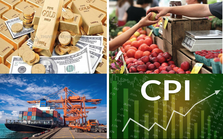 Tổng kim ngạch xuất, nhập khẩu hàng hóa đạt 238,88 tỷ USD. Chỉ số CPI, giá vàng và đô la Mỹ cũng tăng trong 4 tháng đầu năm.
