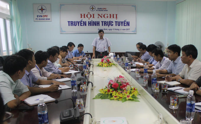 Có mặt tại tâm bão, ngành điện lực sớm triển khai các phương án ứng phó cơn bão số 10.