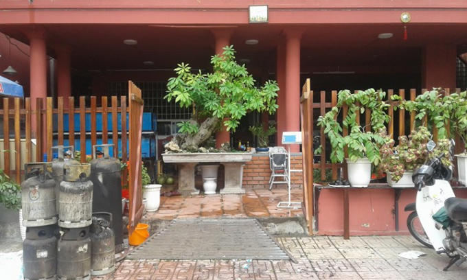 Nhà hàng nơi xảy ra vụ nổ lớn.