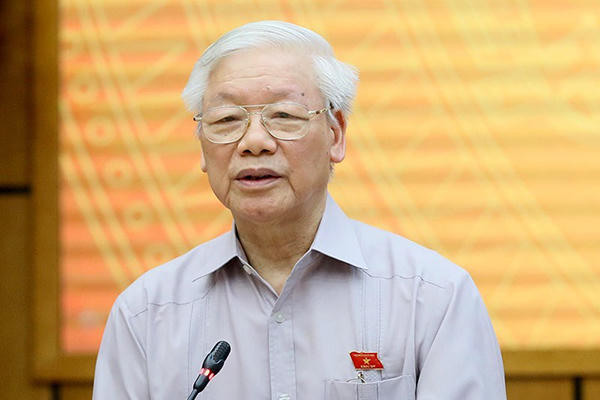Tổng Bí thư Nguyễn Phú Trọng. Ảnh VGP