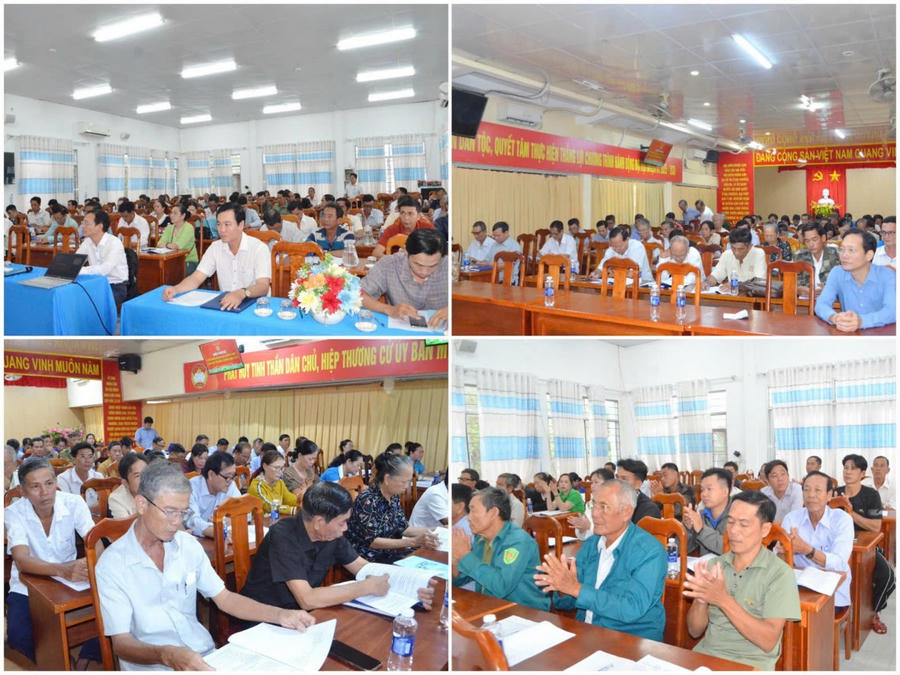 Các đại biểu tham dự Hội nghị phổ biến, giáo dục pháp luật.