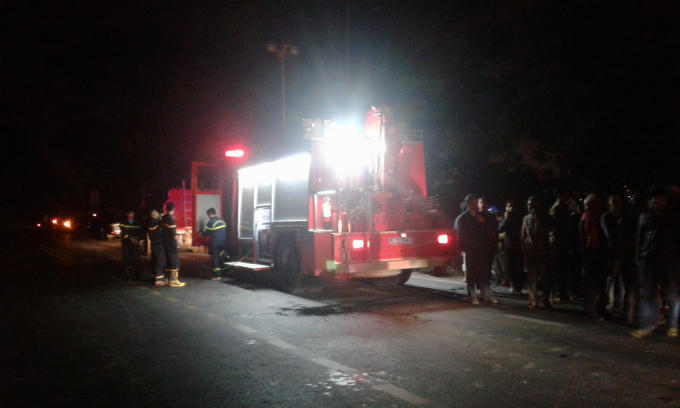  Lực lượng chức năng kịp thời có mặt.