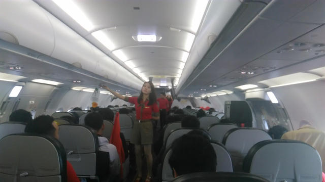 Chuyên chơ đưa các cầu thủ U23 Việt Nam về nước.