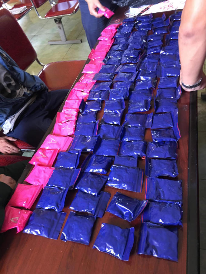 Tang vật vụ án.