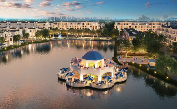 Một góc Vinhomes Marina gợi nhắc đến thành phố kỳ quan xinh đẹp Santorini – Hy Lạp