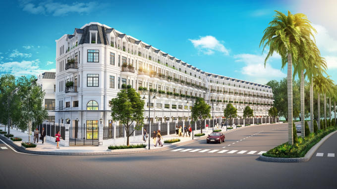 Với mật độ xây dựng thấp, chỉ có 92 sản phẩm, khu nhà phố - biệt thự của Victoria Village mang phong cách kiến trúc tân cổ điển thời Victoria.