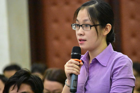 Công chức trẻ Đào Thị Nga chia sẻ lương hiện nay không đủ sống