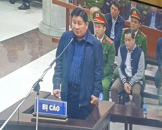 Bị cáo Bùi Văn Thành (ảnh chụp qua màn hình).