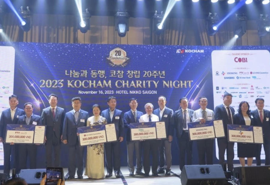 Đồng Nai tiếp nhận hàng tỷ đồng trong Đêm từ thiện Kocham năm 2023.