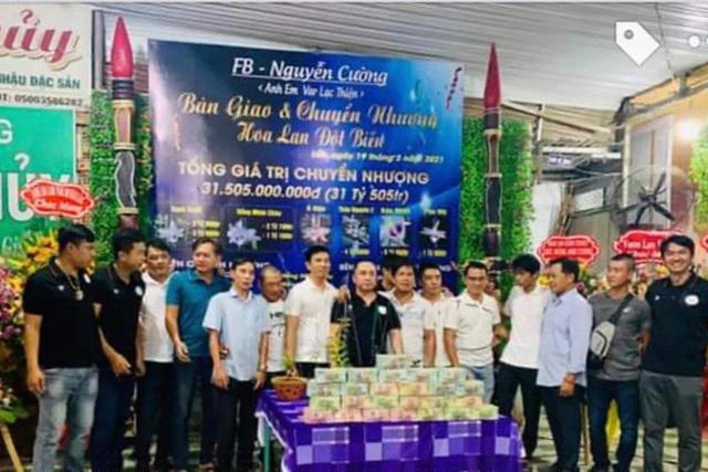 Hình ảnh giao dịch lan đột biến hơn 31,5 tỷ đồng đăng trên mạng xã hội chỉ nhằm mục đích