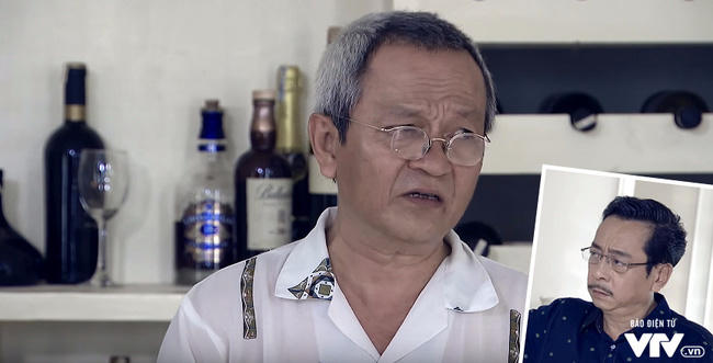 Phan Sơn bối rối chống chế khi Phan Quân nói giống Phan Hải. (Ảnh: vtv.vn)